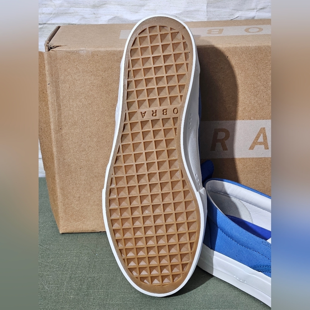 Men's Obra Blue Slip-On Shoes - Picture 7 of 8